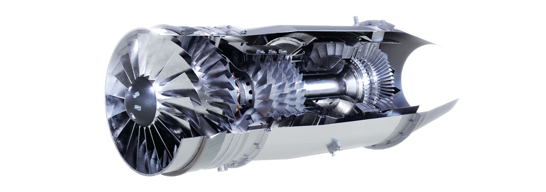 Cutaway engine illustration of Orpheus engine