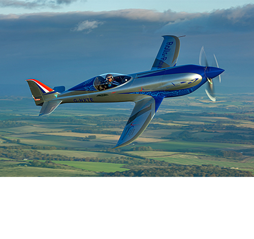 Picture of spirit of innovation aircraft is the world’s fastest all-electric aircraft by Rolls Royce