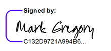Mark Gregory Signature