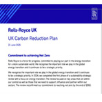 Rolls-Royce UK Carbon Reduction Plan