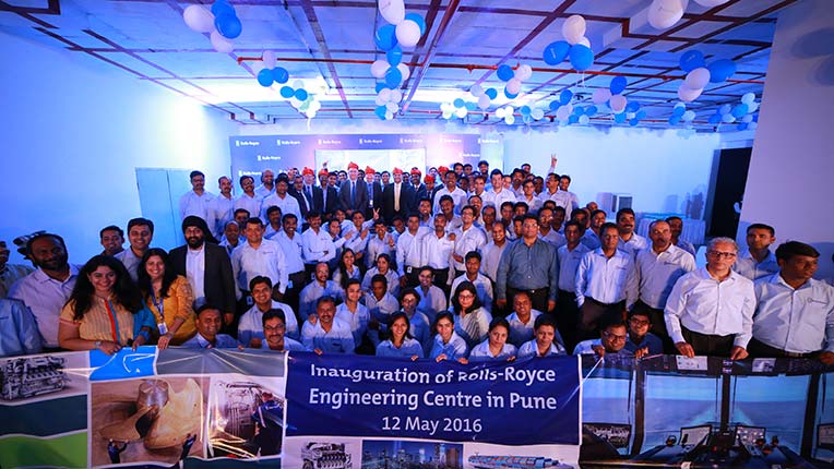 Inauguration of Rolls-Royce Engineering Centre in Pune 12 May 2016