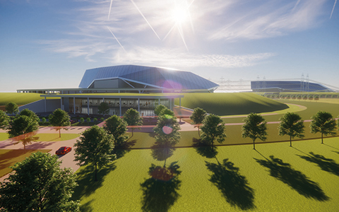 Conceito do local onde funcionarão os mini reatores | Foto: Divulgação/Rolls-Royce Group