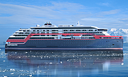 Hurtigruten's new Rolls-Royce designed explorer vessel