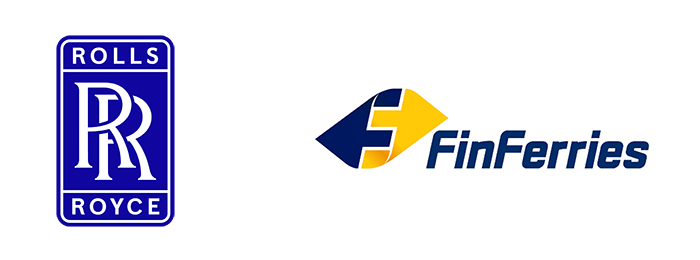 Rolls-Royce and FinFerries branding
