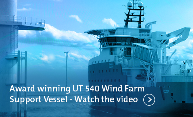 Future vessels - Watch the video of the UT 540 OSV on YouTube