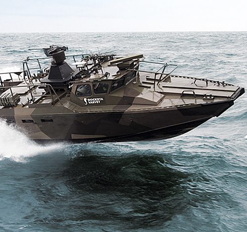 Kamewa waterjets providing perfect control and manoeuvrability for Dockstavarvet’s CB90